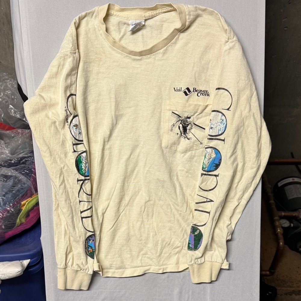 Vintage Vail Beaver creek long sleeve tee